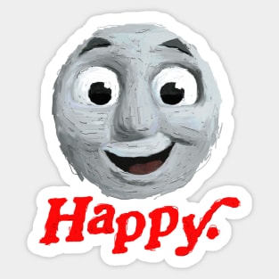 Happy Thomas Sticker